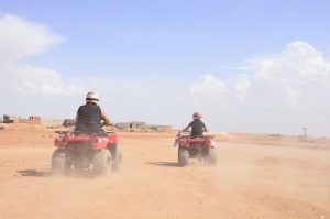 Balade de Quad dans le désert d'Agafay